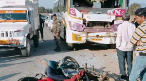 Bus-Bike Accident
