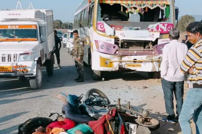 Bus-Bike Accident