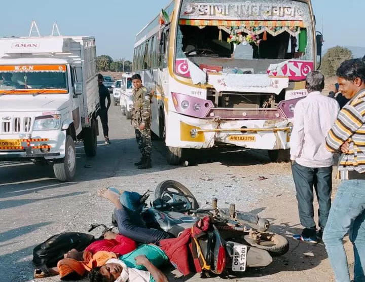 Bus-Bike Accident