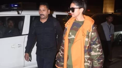 Deepika Padukon oversize jacket