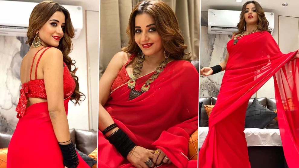 Monalisa Saree Look