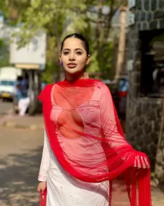 Urfi Javed Holi look