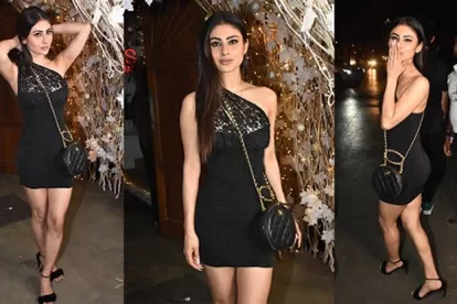 Mouni Roy in black