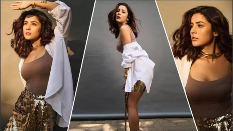 Shehnaz Gill Bold look