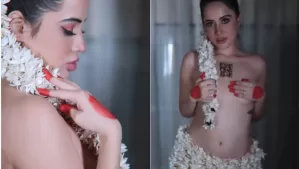 Urfi Javed Gajra Look: