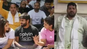 Wrestlers Protest