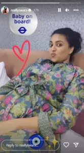 Swara Bhaskar flaunted Baby Bump