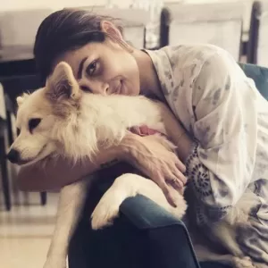 Malaika's love for dog