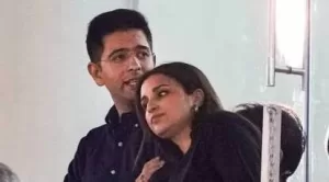 Raghav-Parineeti outside Hospital