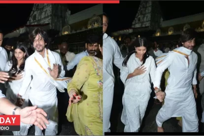 Shahrukh Khan in Tirupati