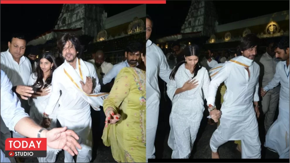 Shahrukh Khan in Tirupati
