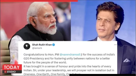 Shahrukh Khan tweet on G20