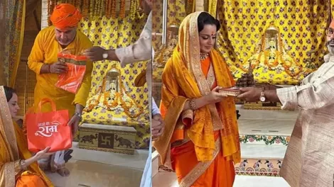 Kangana Ranaut Ramleela Darshan