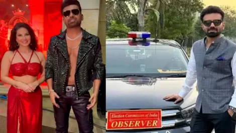 Sunny Leone and Abhishek