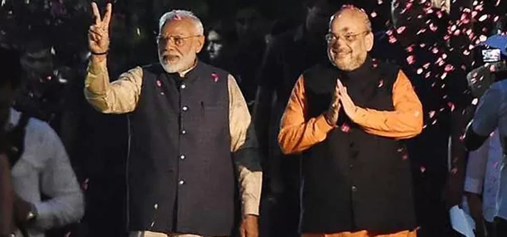 Celebration in BJP Headquarters